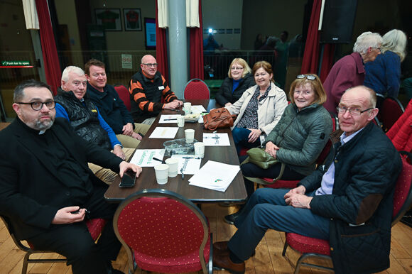 At the third meeting in the family of parishes for the Prayer, Listening and Discernment process in the diocese.