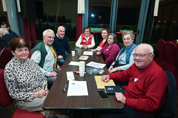 At the third meeting in the family of parishes for the Prayer, Listening and Discernment process in the diocese.