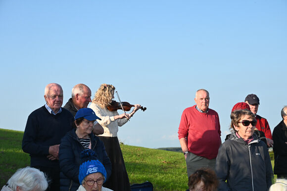 Gathering at the Holy Well dedicated to the Holy Trinity at Castleventry, Rossmore.