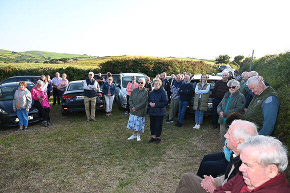 Gathering at the Holy Well dedicated to the Holy Trinity at Castleventry, Rossmore.